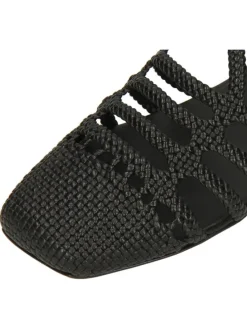 Leder-Halbsandalen