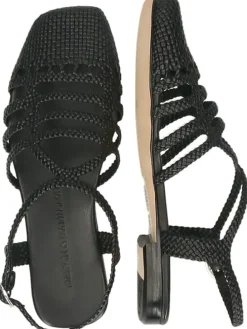 Leder-Halbsandalen