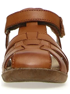 Leder-Halbsandalen 
