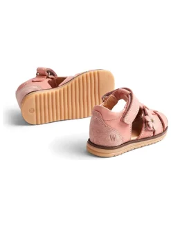 Leder-Halbsandalen