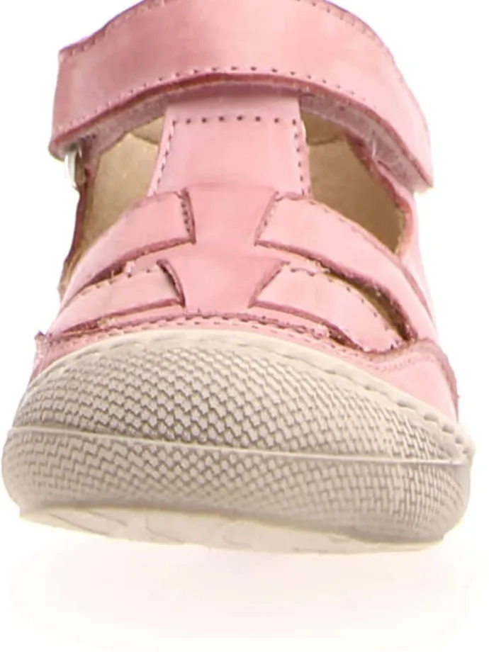 Leder-Halbsandalen "Wad" in Rosa