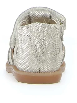 Leder-Halbsandalen