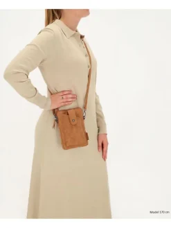 Leder-Handytasche 