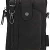 Leder-Handytasche "Lourenza" in Schwarz - (B)13 x (H)19 x (T)2 cm