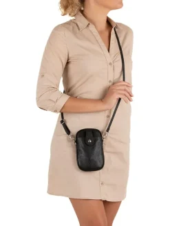 Leder-Handytaschetasche 