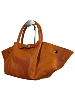 Leder-Henkeltasche 