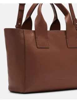 Leder-Henkeltasche 