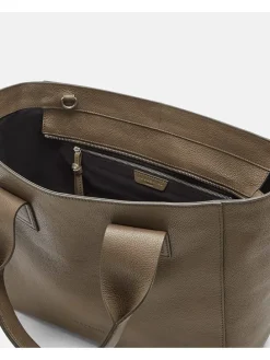 Leder-Henkeltasche 