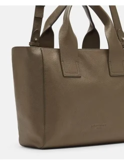 Leder-Henkeltasche 