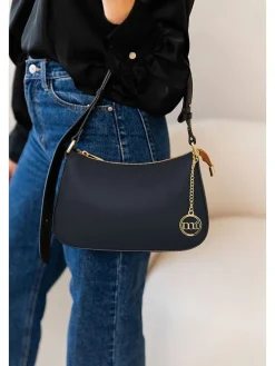 Leder-Henkeltasche 