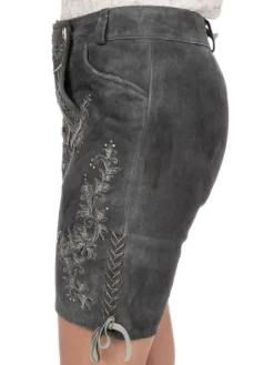 Lederhose 231167-000-0044 in grau