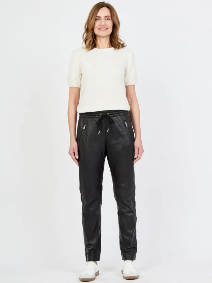 Lederhose 3102153 in schwarz