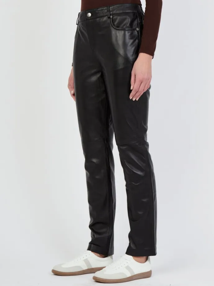 Lederhose 31019444 in schwarz