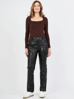 Lederhose 31019444 in schwarz