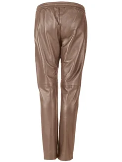 Lederhose 3102153 in taupe