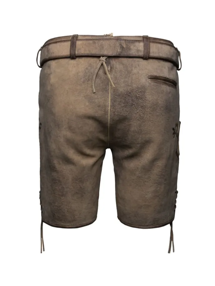 Lederhose Archibald in dunkelbraun