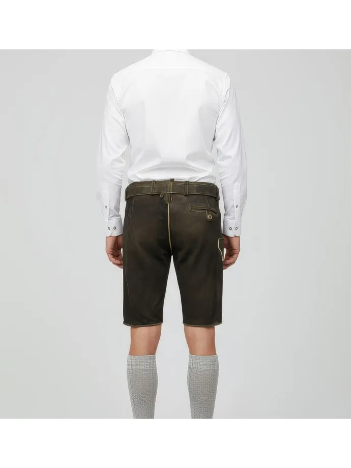 Lederhose Arendt in dunkelbraun