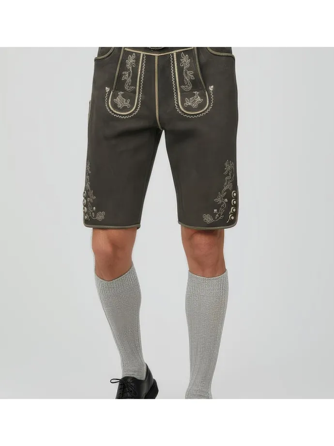 Lederhose Arendt in dunkelbraun