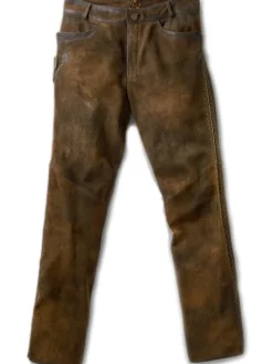 Lederhose BENI in dunkelbraun