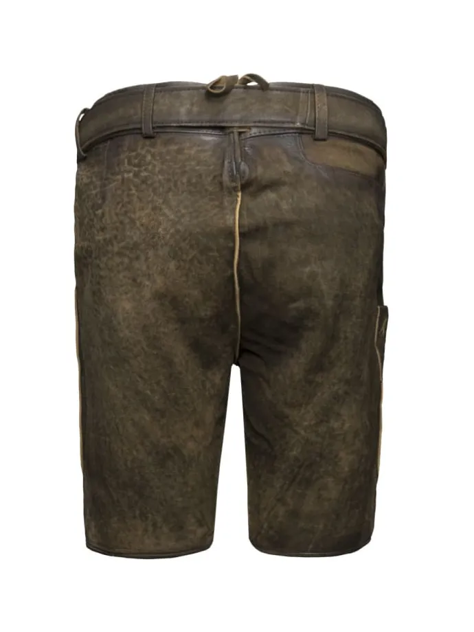 Lederhose Bertram in dunkelbraun