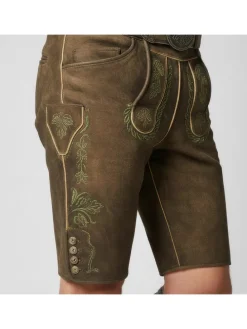 Lederhose Bertram in dunkelbraun