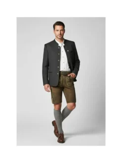 Lederhose Bertram in dunkelbraun