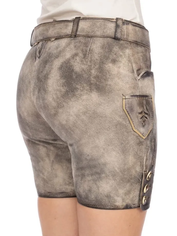 Lederhose DAFNE in stein