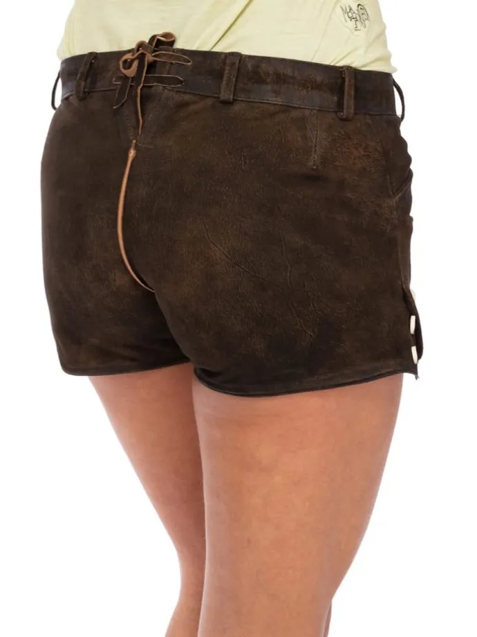 Lederhose DALIA in braun