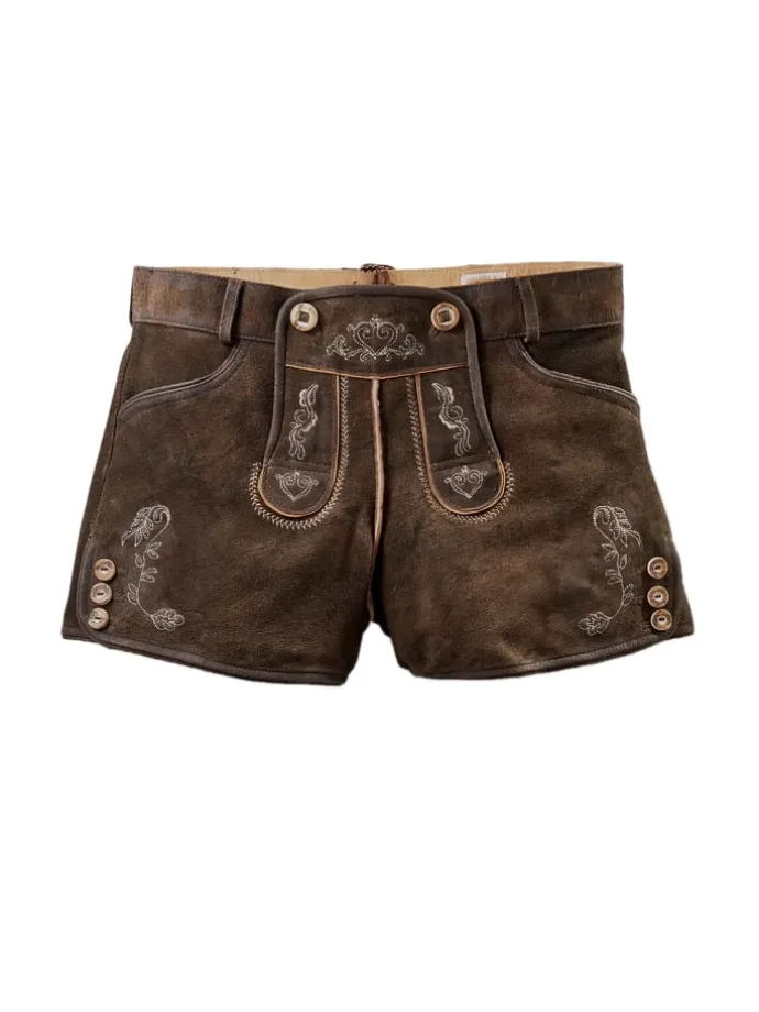 Lederhose DALIA in braun