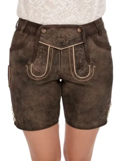 Lederhose DESSAU in dunkelbraun