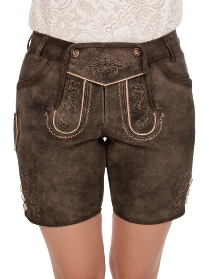 Lederhose DESSAU in dunkelbraun