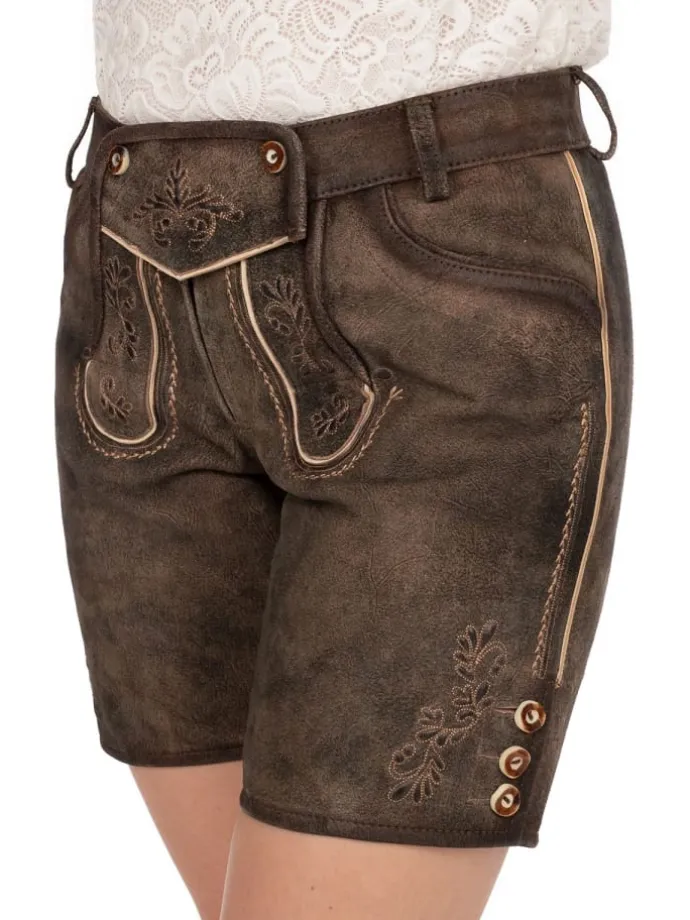 Lederhose DESSAU in dunkelbraun