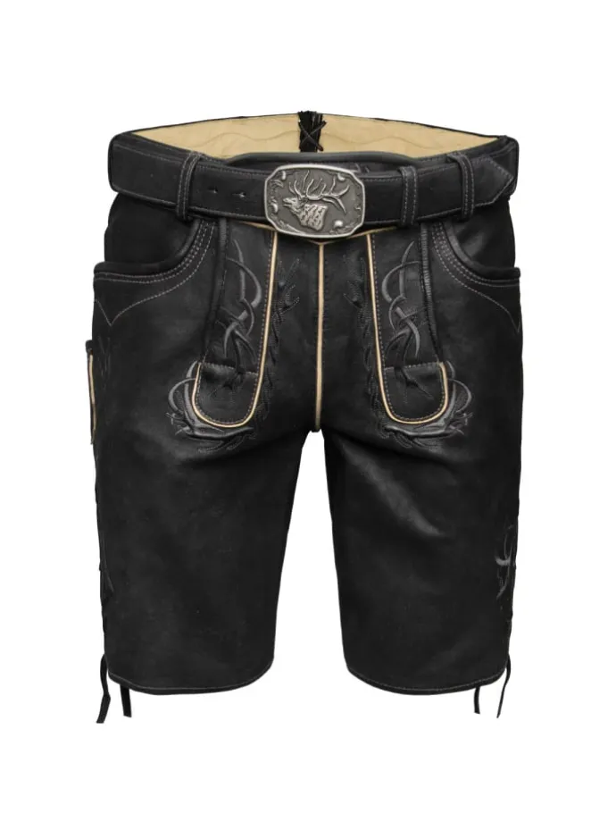 Lederhose Eldorado in dunkelbraun