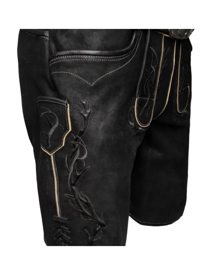 Lederhose Eldorado in dunkelbraun