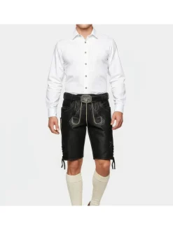 Lederhose Eldorado in dunkelbraun
