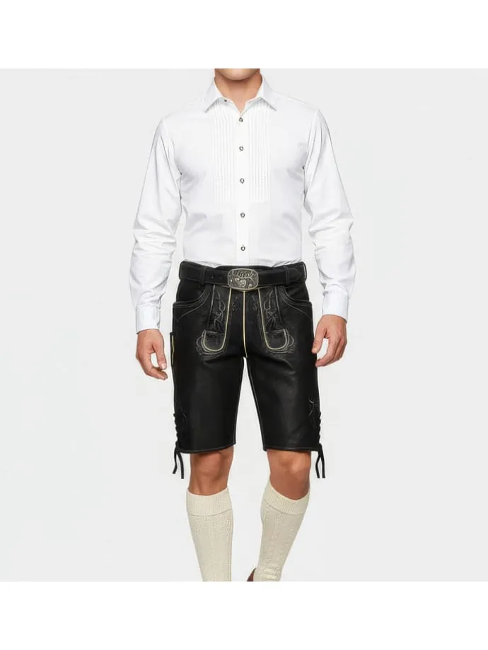 Lederhose Eldorado in dunkelbraun