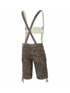 Lederhose Felix K18 in Grau