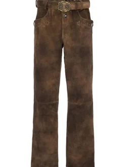Lederhose HE1051 in braun