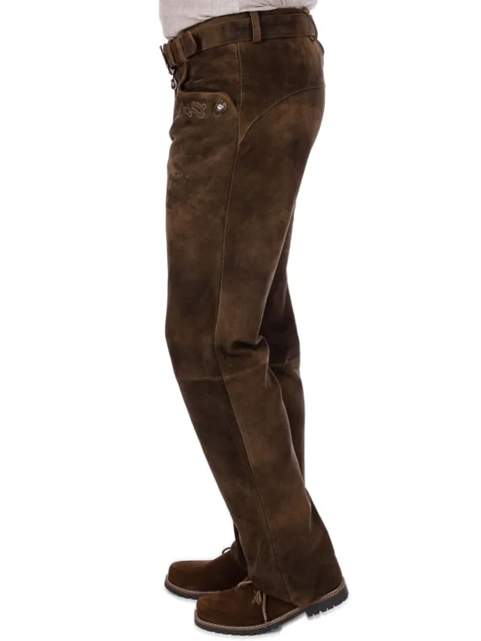 Lederhose HE1051 in braun