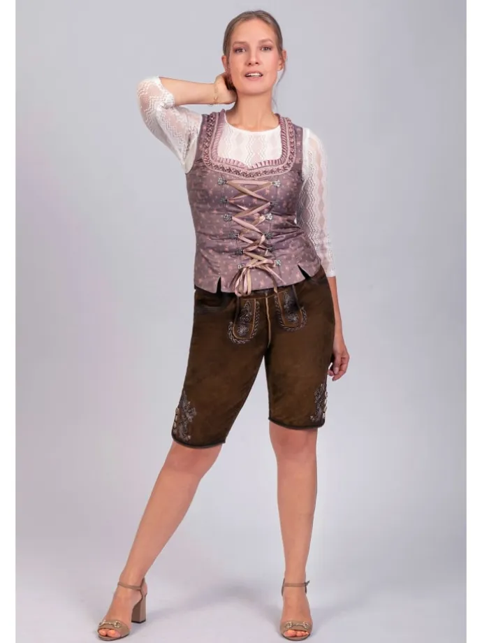 Lederhose in dunkelbraun