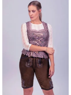 Lederhose in dunkelbraun