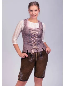 Lederhose in dunkelbraun