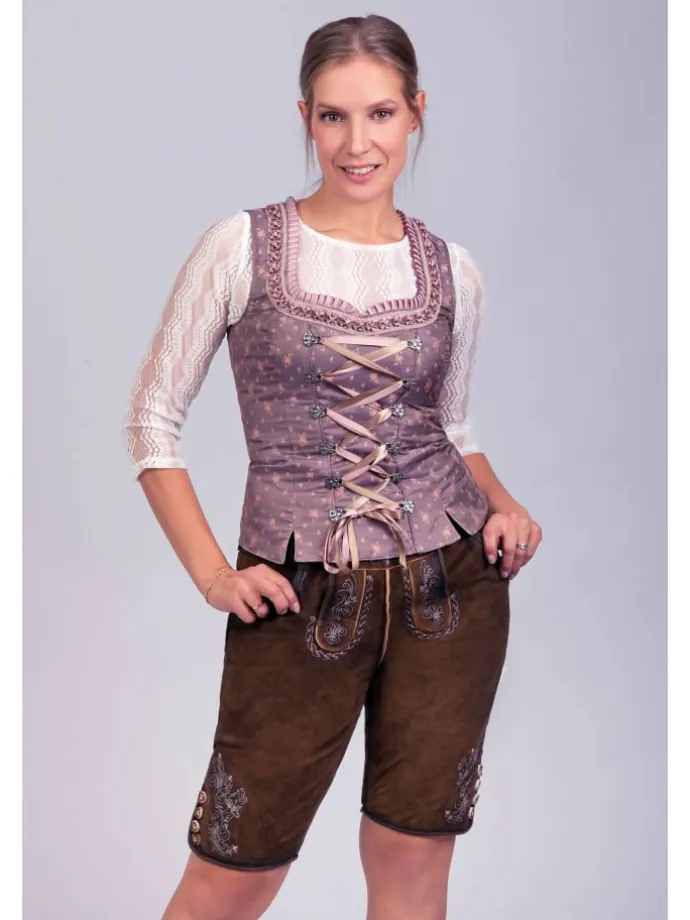 Lederhose in dunkelbraun