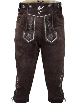 Lederhose in dunkelbraun