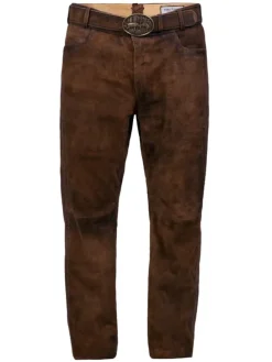 Lederhose in dunkelbraun