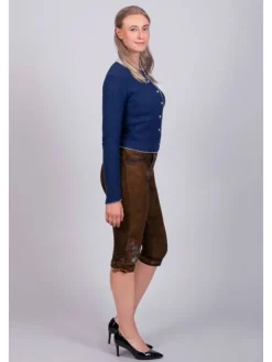 Lederhose in dunkelbraun