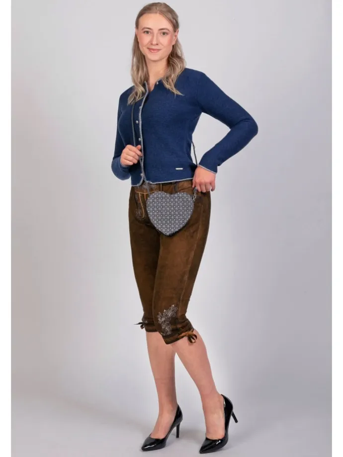 Lederhose in dunkelbraun
