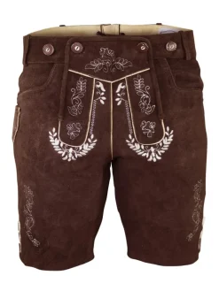 Lederhose in dunkelbraun