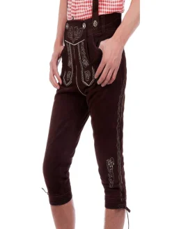 Lederhose in dunkelbraun