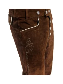 Lederhose in dunkelbraun